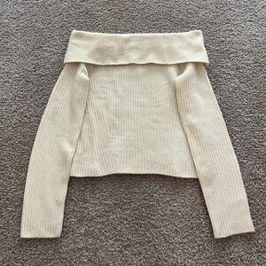 H&M Knit Off the Shoulder Sweater